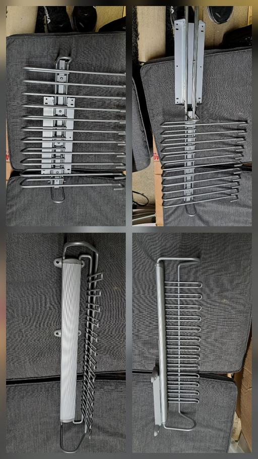  — pull out trouser hanger and pull out tie hang