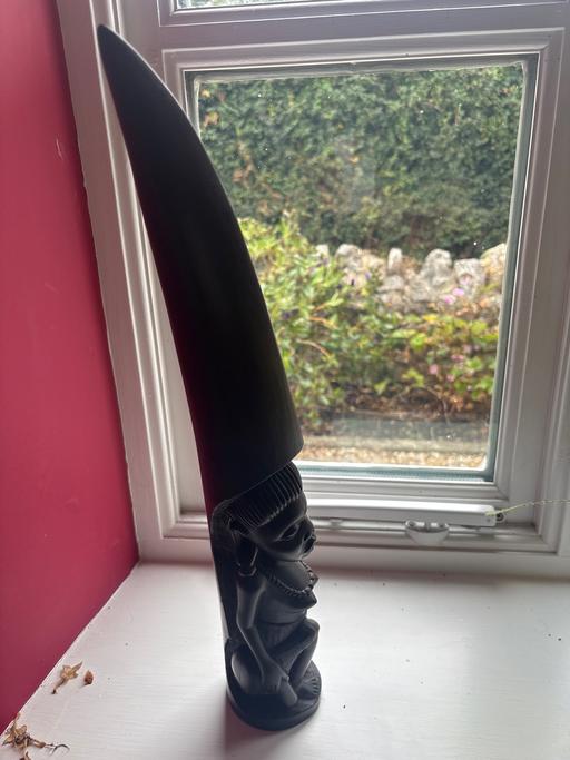  — Ebony carving of woman