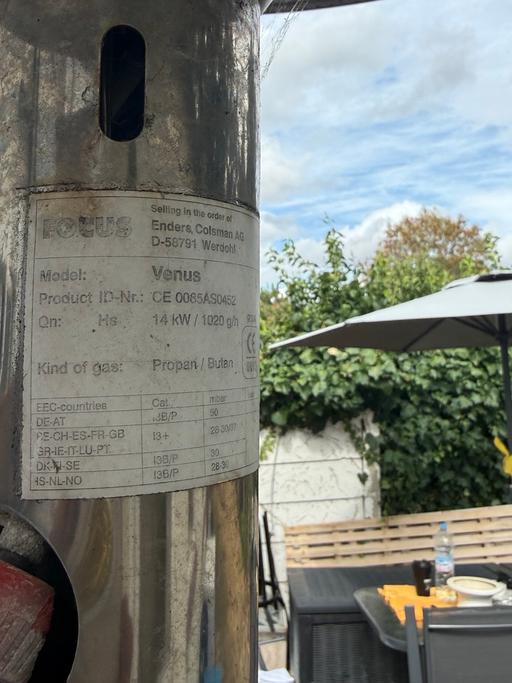  — Patio heater