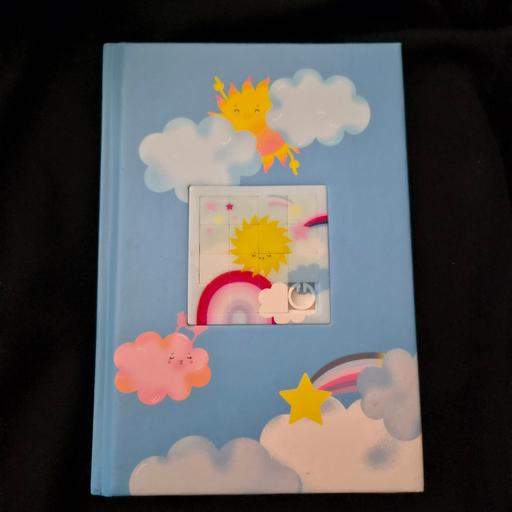  — New, Sliding puzzle notebook, kids children