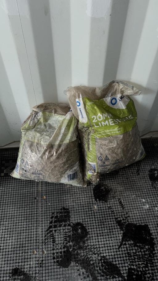  — 2x bags of limestone