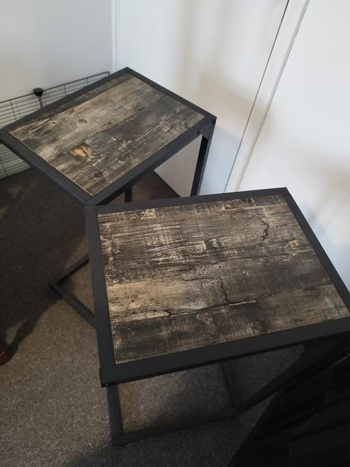  — A pair of sofa tables