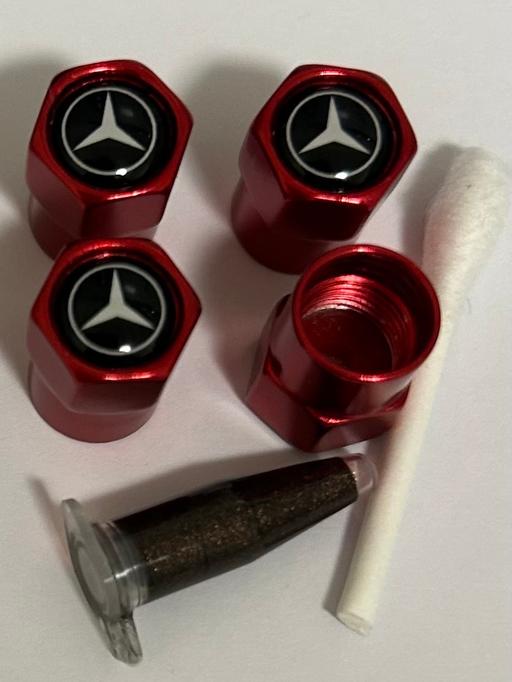 — Mercedes Tyre valve Caps with grease
