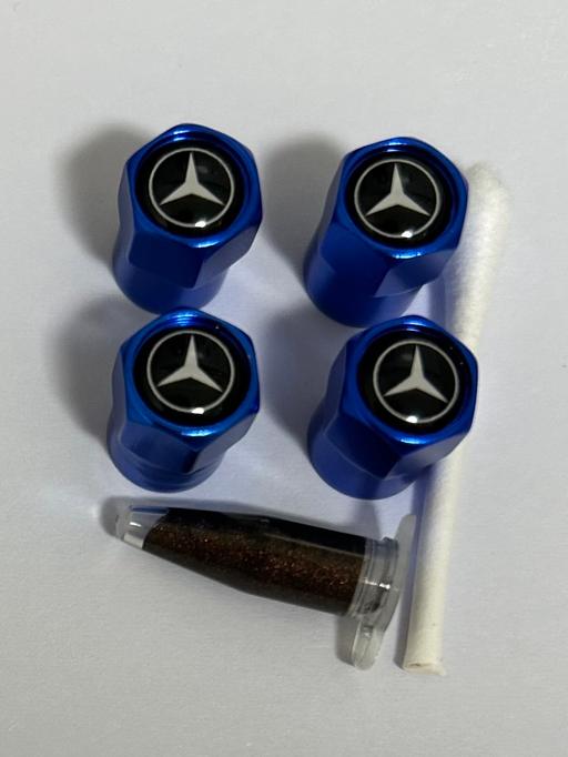  — Mercedes Tyre valve Caps with grease