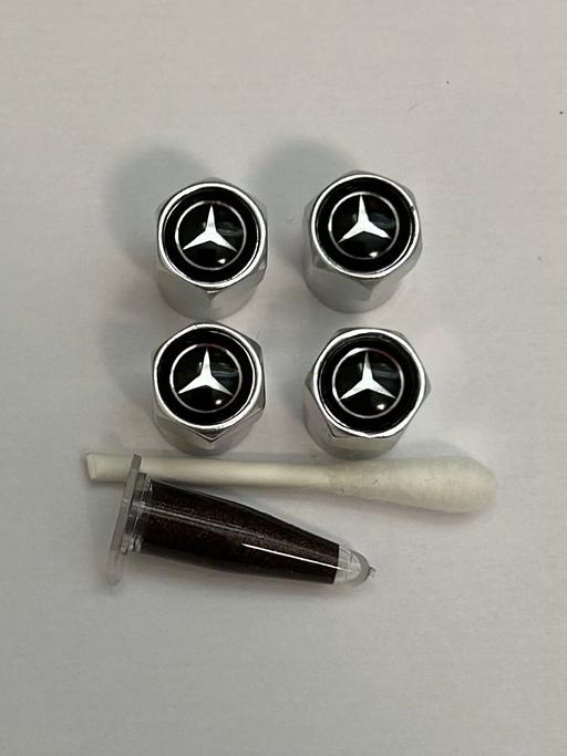 — Mercedes Tyre valve Caps with grease