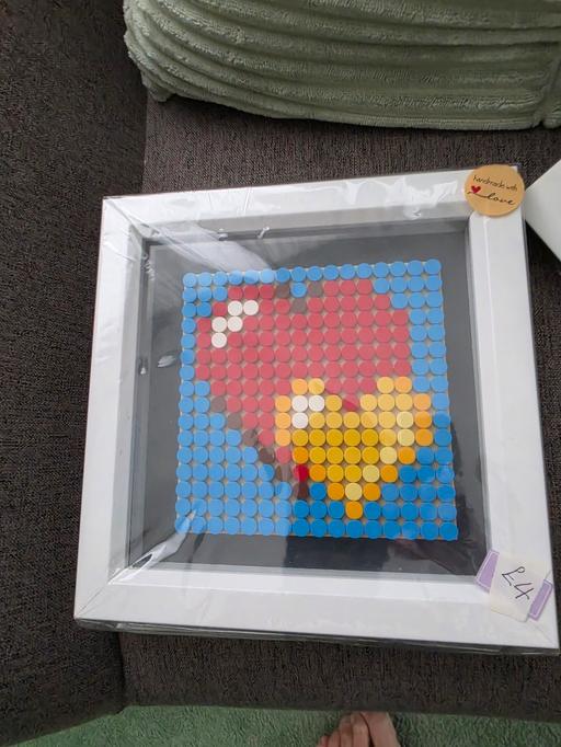  — home made lego art framed