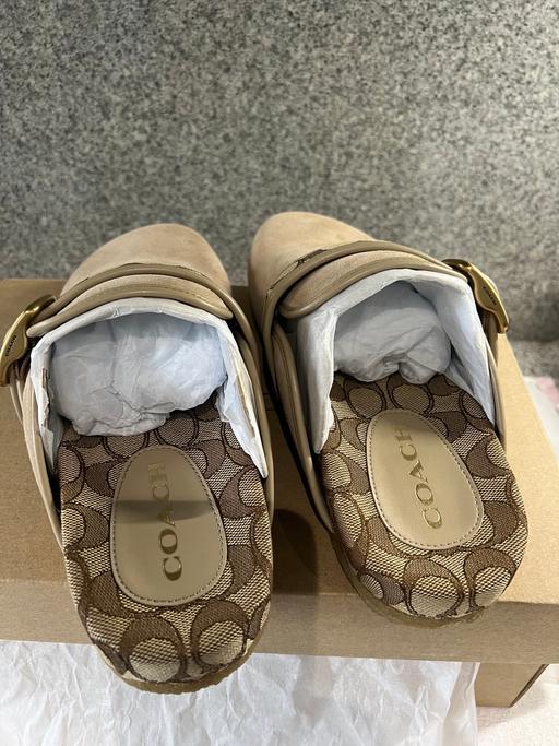  — COACH ASHTONSUEDE CLOGS