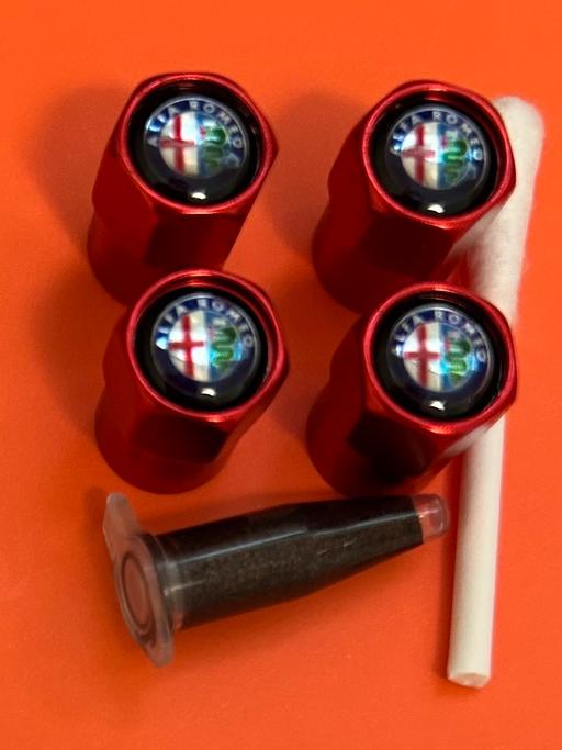  — Alfa Romeo Tyre valve caps with grease