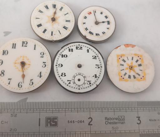  — Vintage Watch Movements & Enamel Dials lot