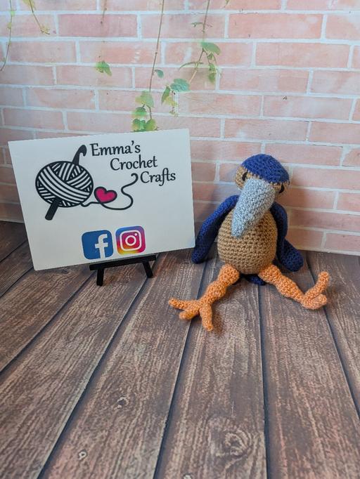  — Handmade Crochet Kingfisher