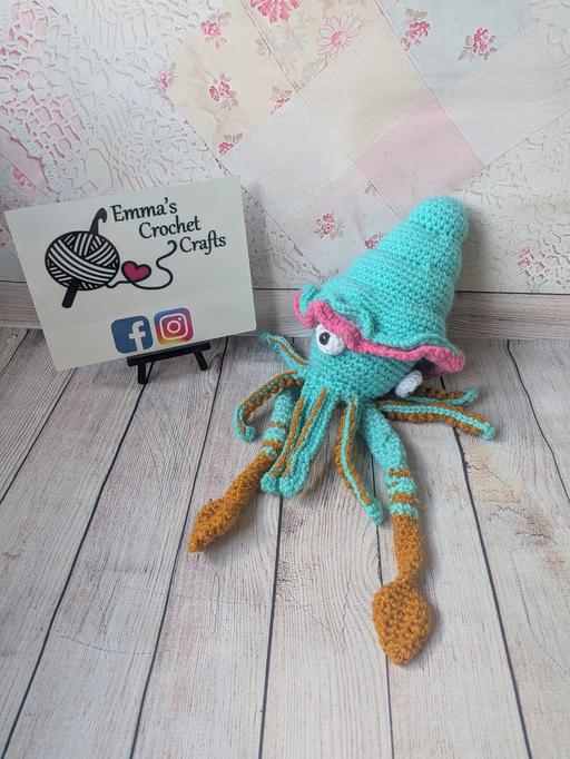 — Handmade Crochet Squid