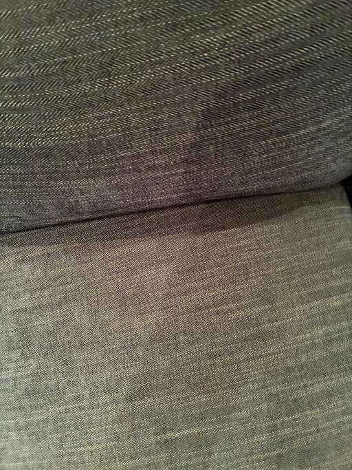  — Large blue sofa