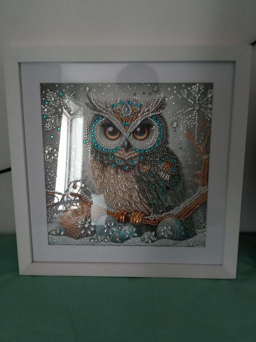 — Owl diamond Art hand finished