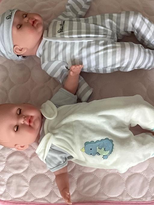  — Two 15”baby dolls boy