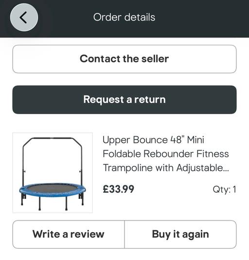  — Brand new mini trampoline