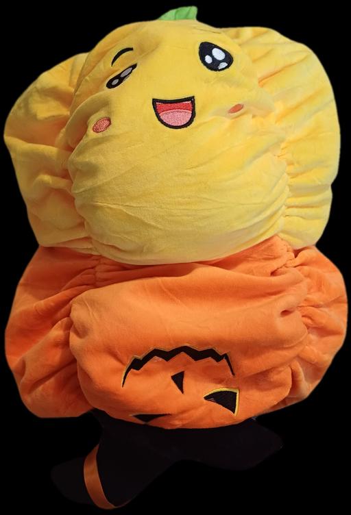 — reversible pumpkin plush. new