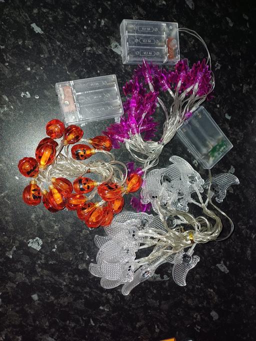  — halloween battery lights. new