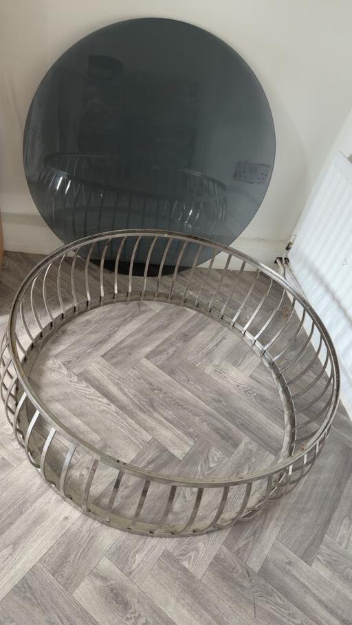  — Large glass coffee table