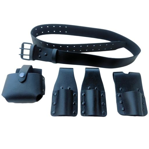  — scaffolders black leather tool belt