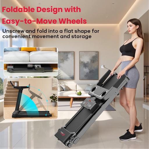  — Q8 Folding Treadmill with 12 Pre-set Programs