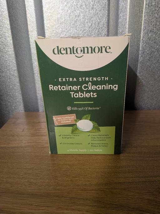  — New retainer/aligner/denture cleaning tablets