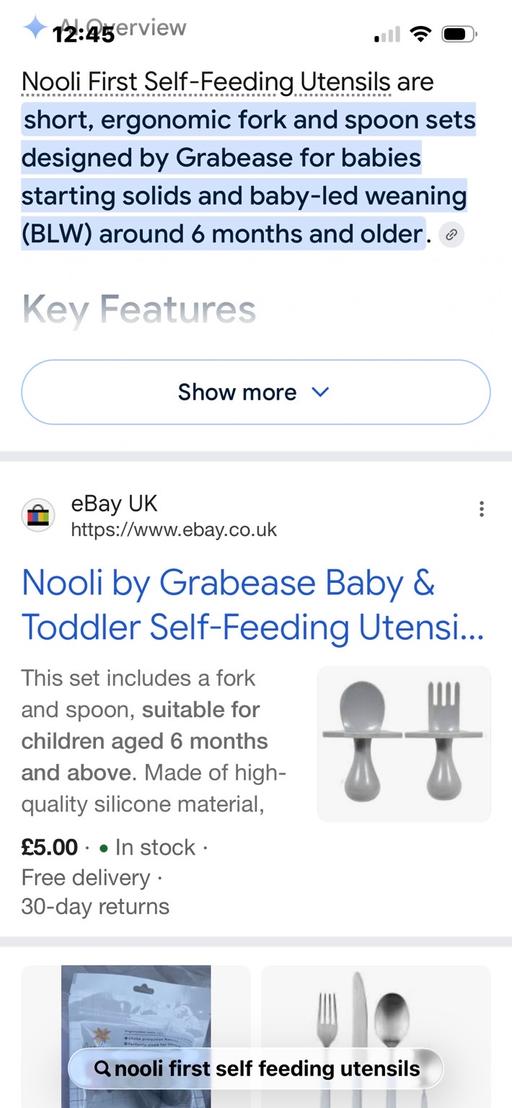  — New chunky baby forks and spoons