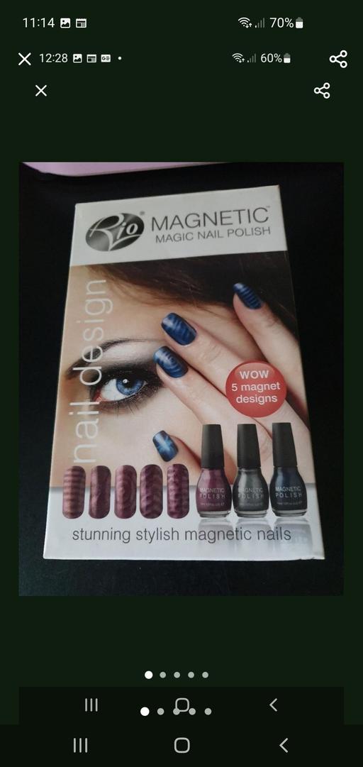  — magnetic magic nail polish gift set NEW