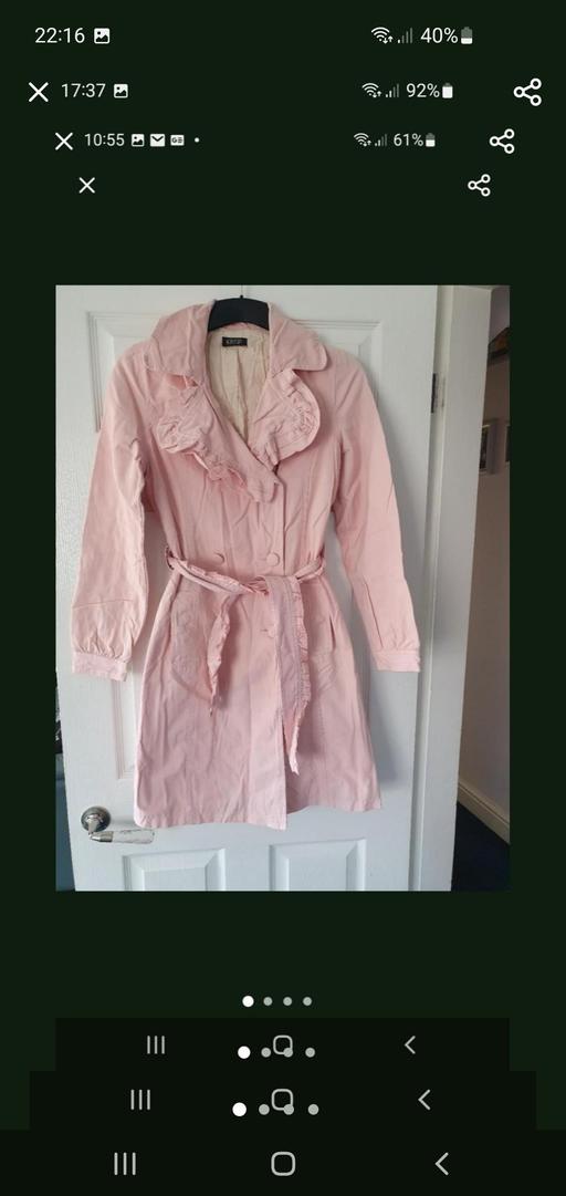  — ladies pink coat
