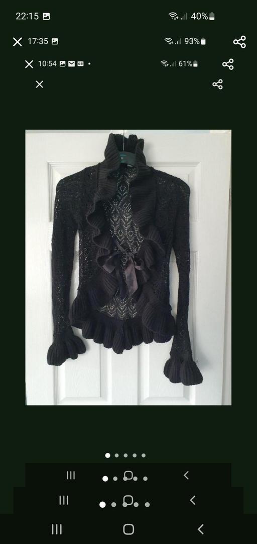  — ladies black cardigan NEW LOOK