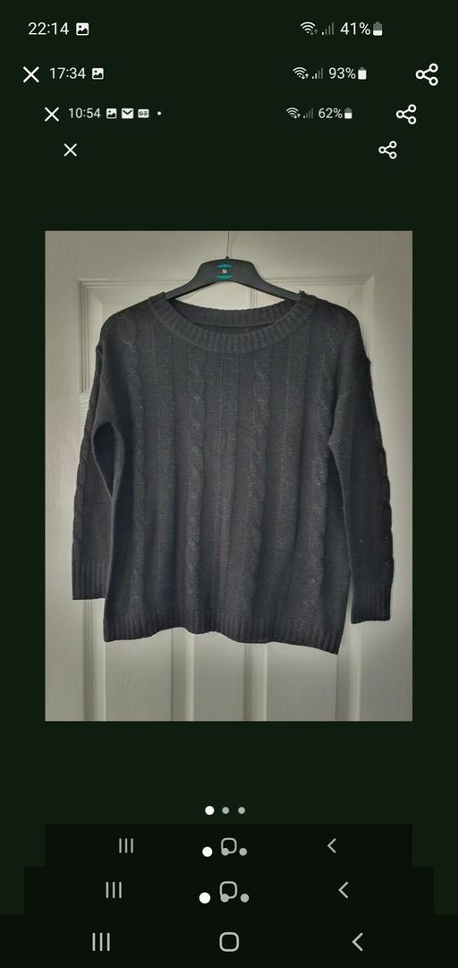  — ladies black jumper