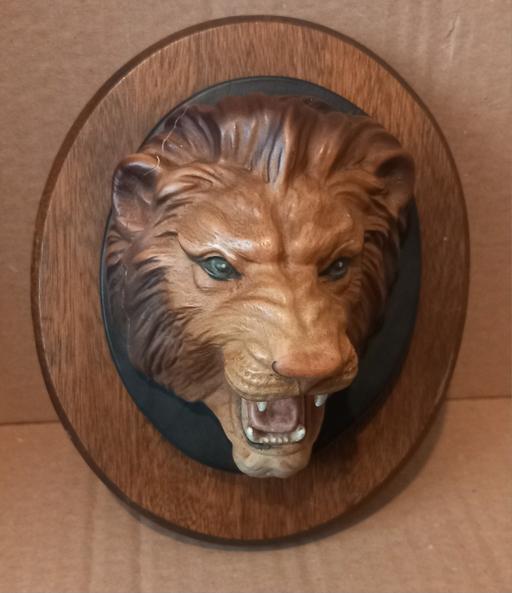  — Rare Beswick Matt Lion Mask Wall Plaque