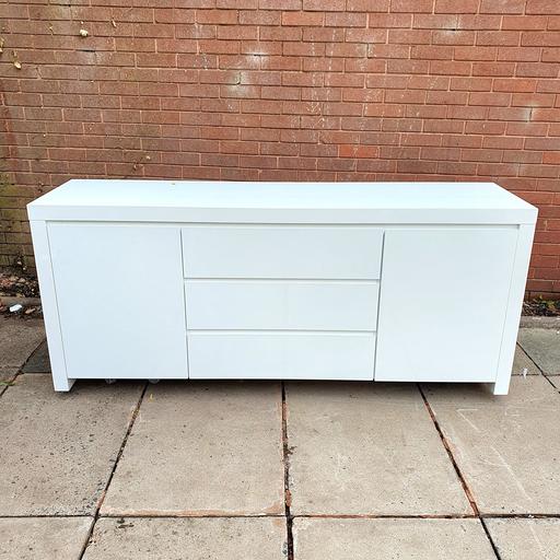  — NEW White Gloss Sideboard by Dwell