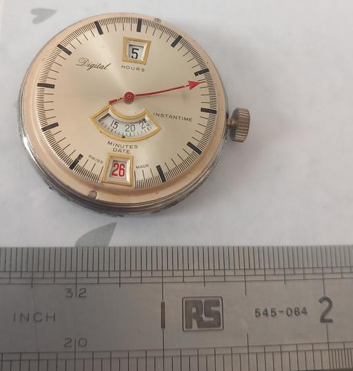  — Vintage Sheffield Instantime Jump Hour Watch