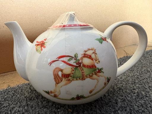 — Christmas Rocking Horse Teapot
