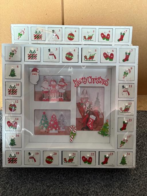  — Christmas Advent Calendar Multi Photo Frame