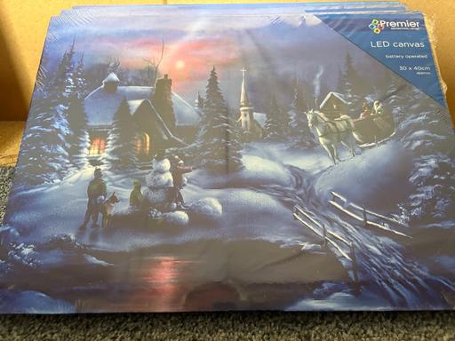  — Christmas Village Canvas