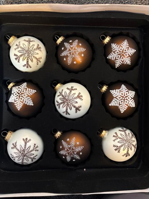 — German Glass Christmas Baubles