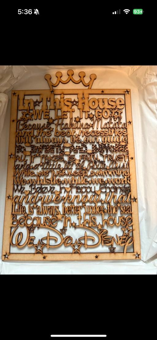  — Disney wall art