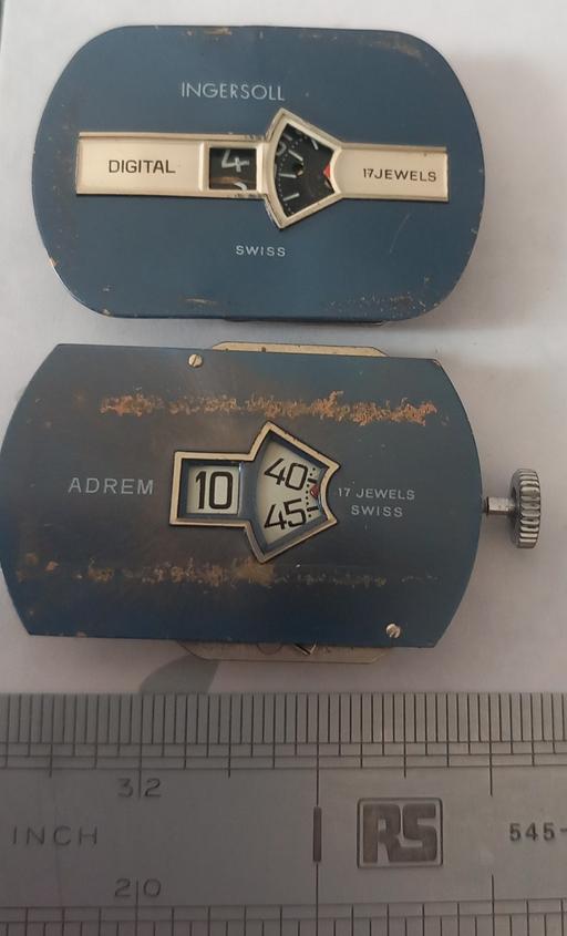  — Vintage Ingersoll Adrem Jump Hour Watches