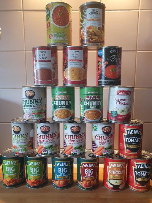  — tinned soup x 20