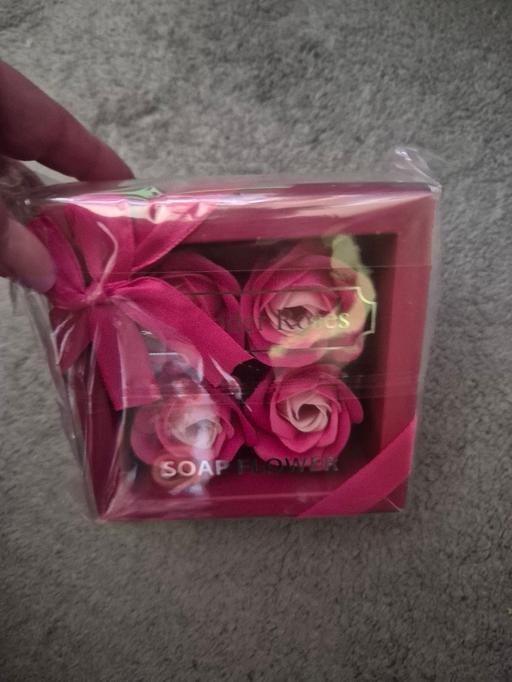  — new Lavender Roses Soap Flower
