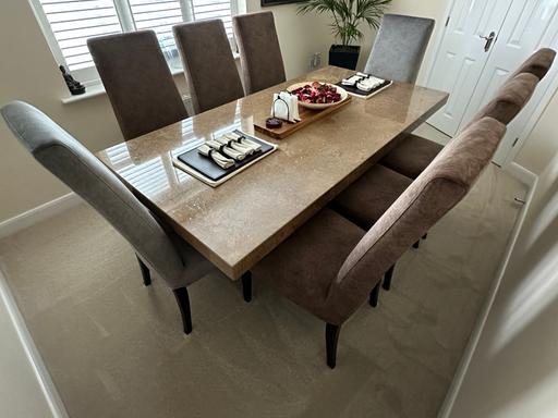  — Stone Int’l Italian Dining Table and Chairs