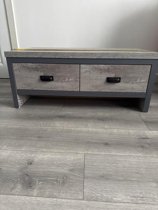  — Mission Creek Sled Coffee Table With Drawers