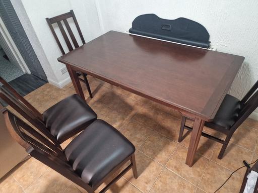  — dining table and chairs