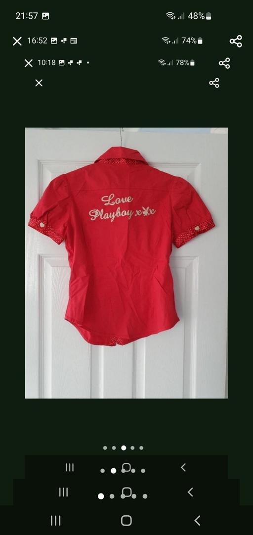  — ladies playboy shirt
