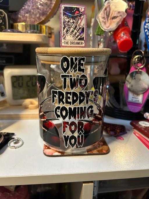  — Handmade horror light up medium jar