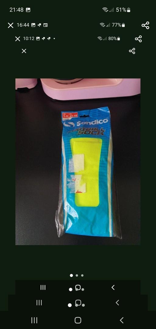  — men's fluorescent yellow football socks NEW