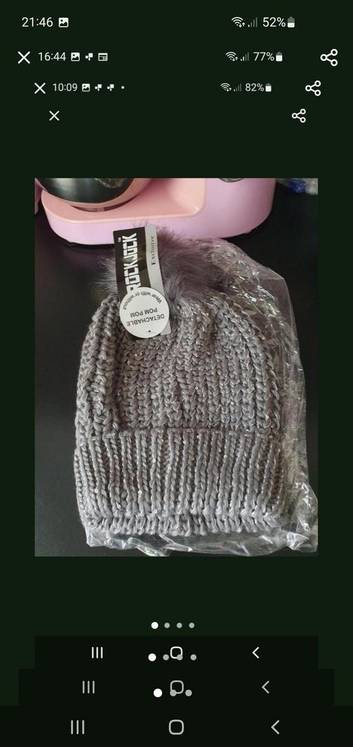  — ladies grey hat NEW