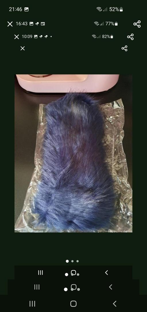  — ladies fur hat band NEW