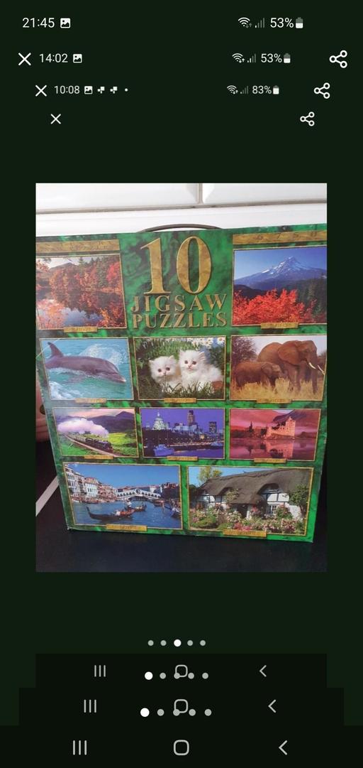  — jigsaw puzzles deluxe boxset x 10
